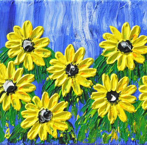 Sunflower 60x25cm by Daniel Urbaník