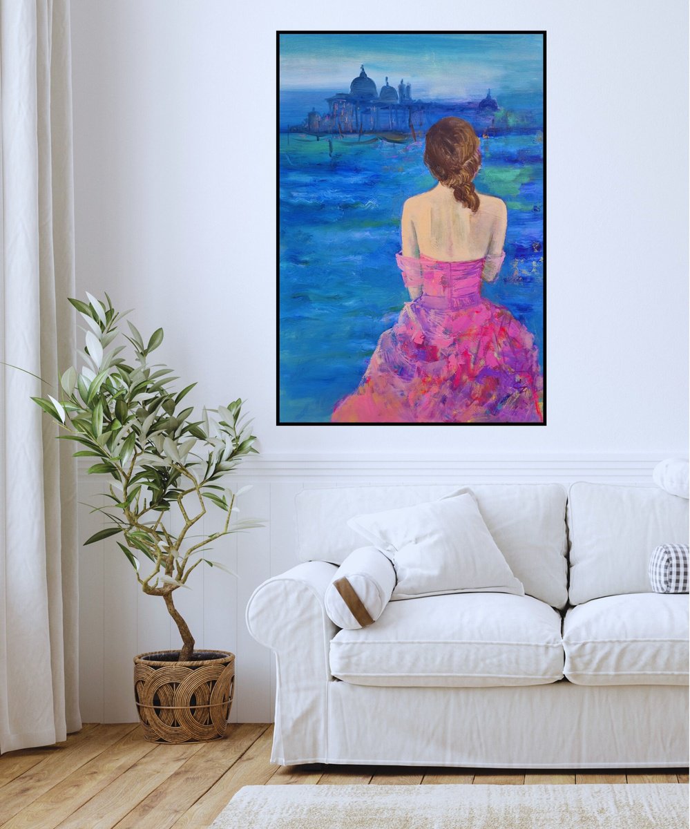 Rainy In Venice By Victoria Cozmolici, 28 X 39, Artwork For Sale On Artfinder
