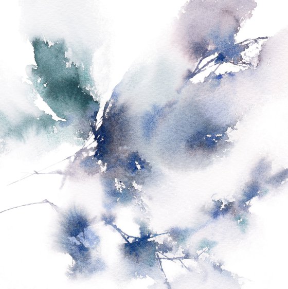 Small floral paintings