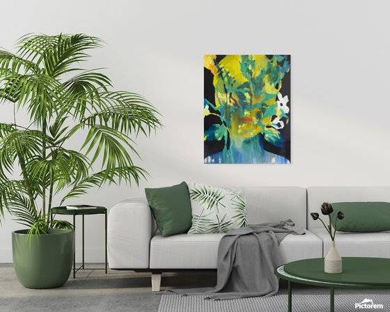 Floral Masked Portrait