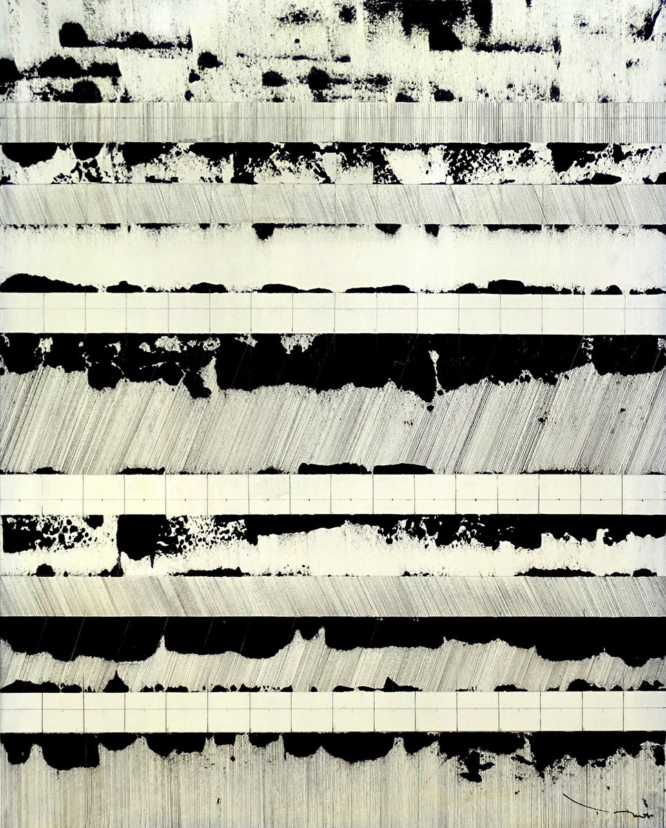 Abstract Acrylic Painting By Tehos, 31 X 39", Tehos - Abstraction Aa 01, Original Artwork