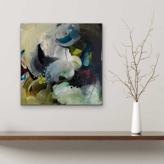 Deux temps trois mouvements - Original expressive abstract on canvas - Ready to hang