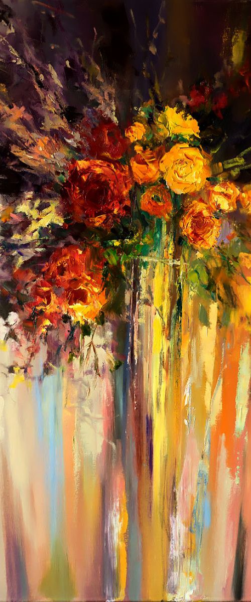 'Bouquet of summer flowers II' by Ewa Czarniecka