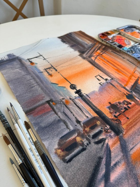 Orange sunset