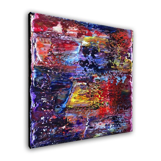 "We'll Mess You Up" - FREE USA SHIPPING + Save As A Series - Original Large PMS Abstract Triptych Oil Paintings On Canvas - 64" x 20"