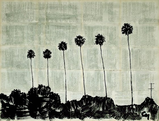 Six Palm Trees .