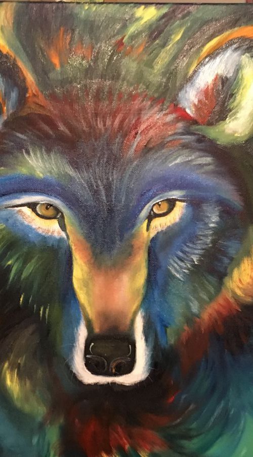 The Wolf by Timea  Valsami