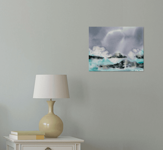Abstract  Seascape painting