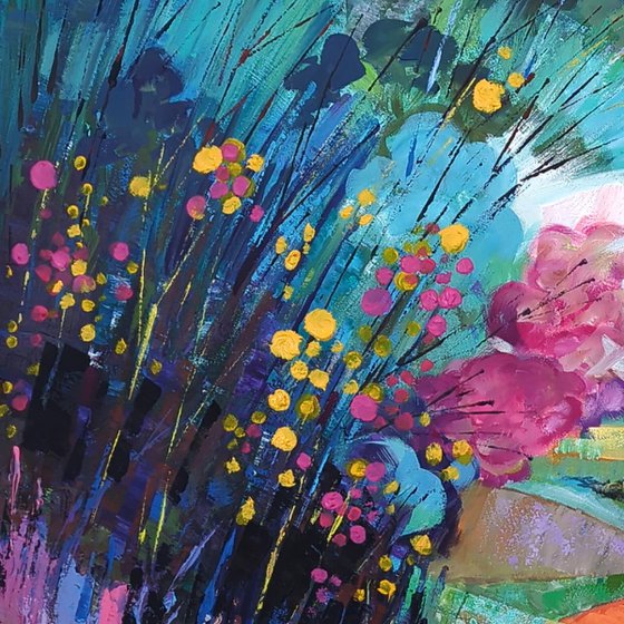 Sunlit Rolling Hills