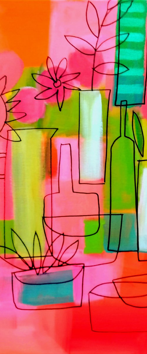 Still Life with Spring Flowers by Jan Rippingham