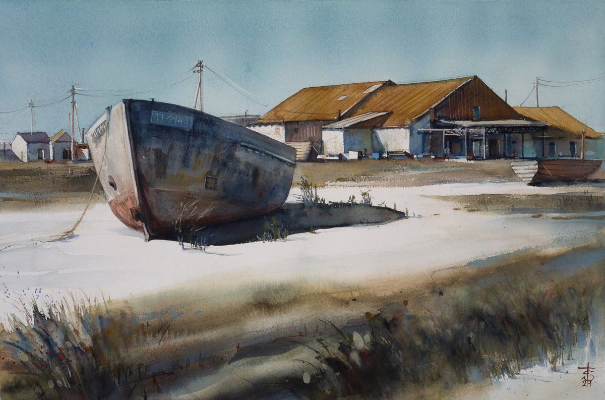Abandoned Boat 02 by Victoria Sevastyanova