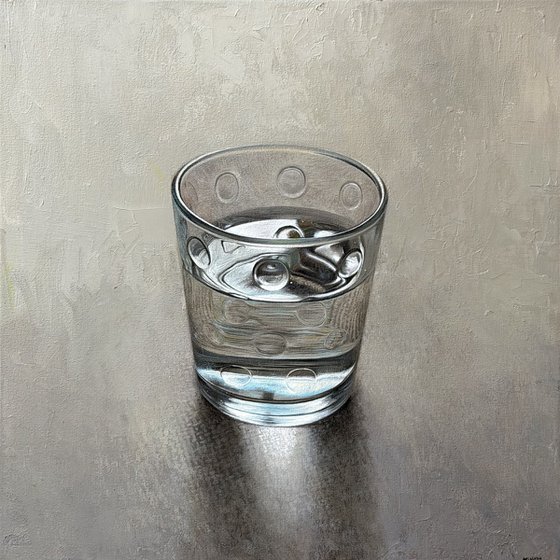 Glass of water. Still life