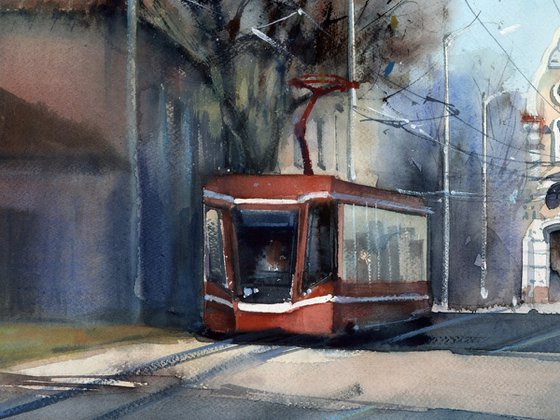 The red tram