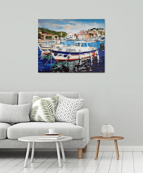 BOATS AT SEA