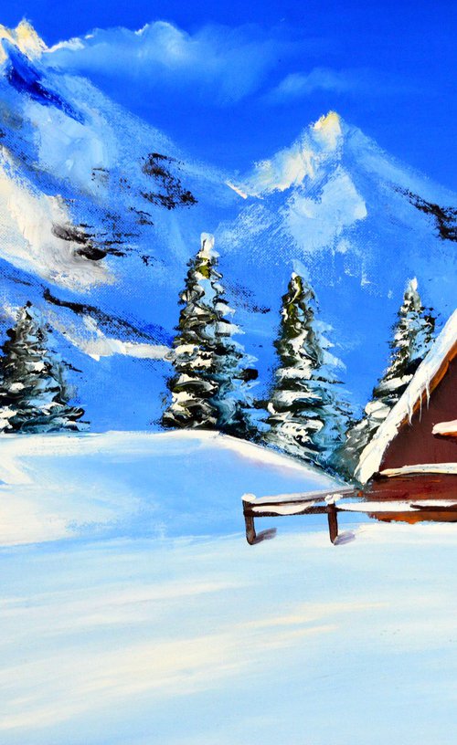 Summit Silence: The Indigo Peak by Lumina Studio