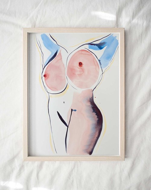 'Mi II', nude study by Eve Devore