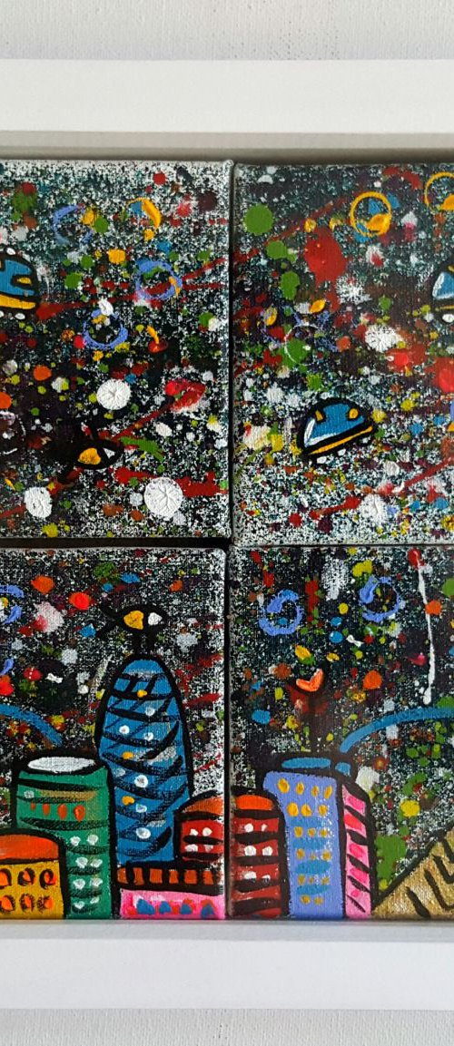 Mega Galactic City by Maria Luisa  Azzini