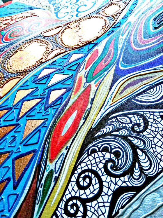 Abstract Journey to the Sea