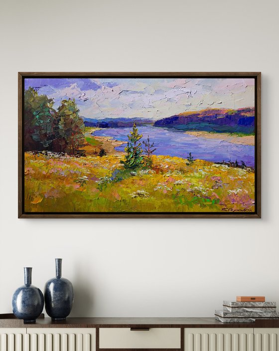 View of Fields by the River