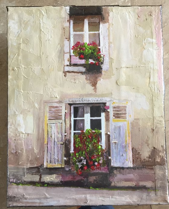 Shutters and Flowers