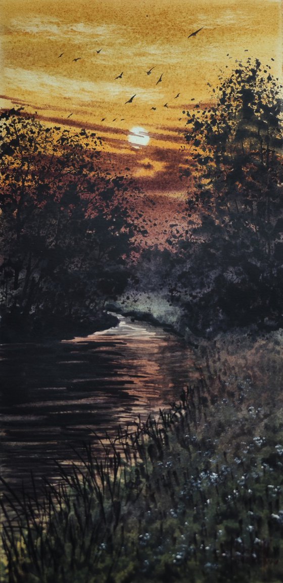 Evening by the river