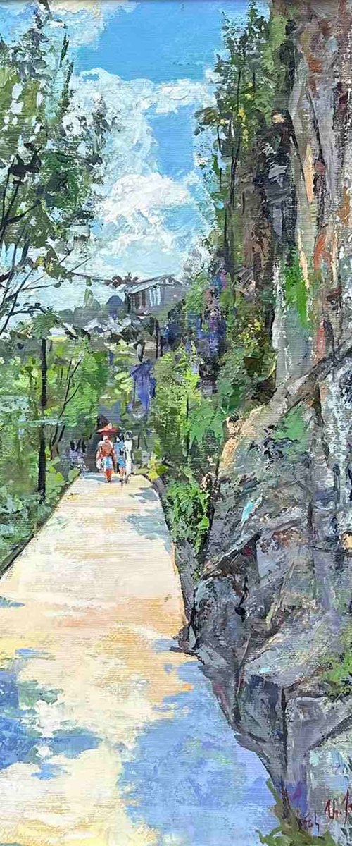 Summer Walk in Jermuk by Aramayis Khlghatyan