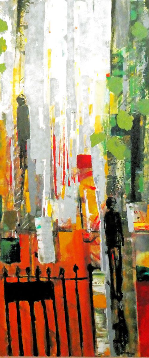 Woodland Walk No. 3 - The End of the Road by Irene Wilkes