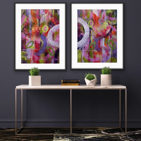 Early Shoots (Diptych)