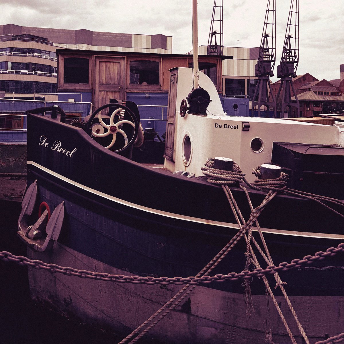 Landscape Photograph By Tatiana Zappa, 39 X 39", Boat Ii, Original Artwork