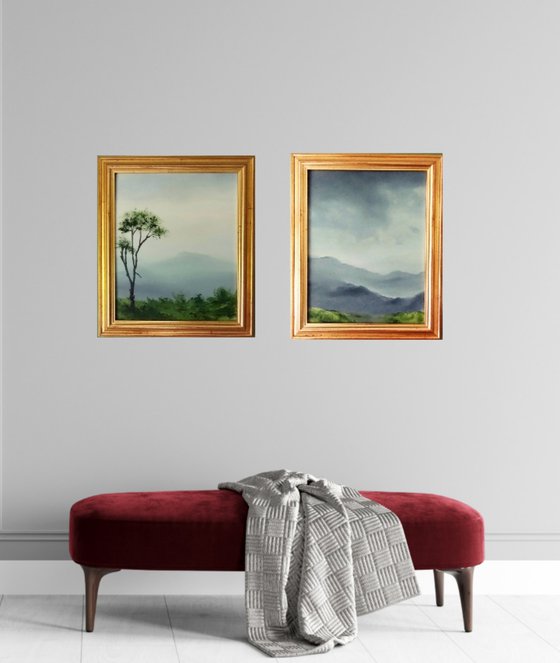 Serenity, 2 Paintings