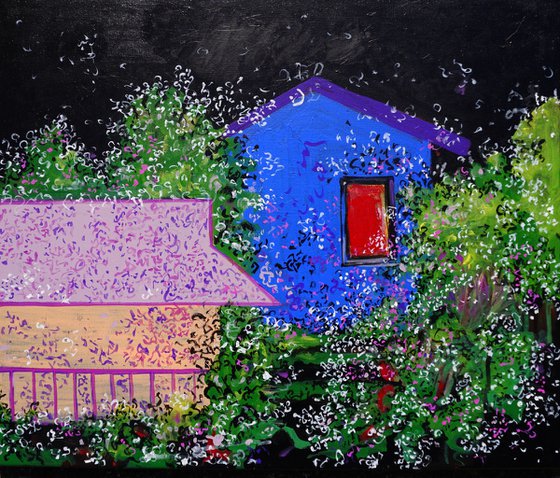 Across the road painting