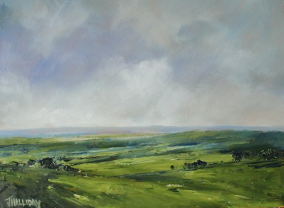 Over the fields, Irish Landscape