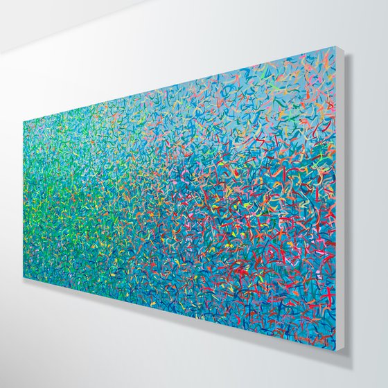 Palm Beach 152 x 76cm acrylic on canvas