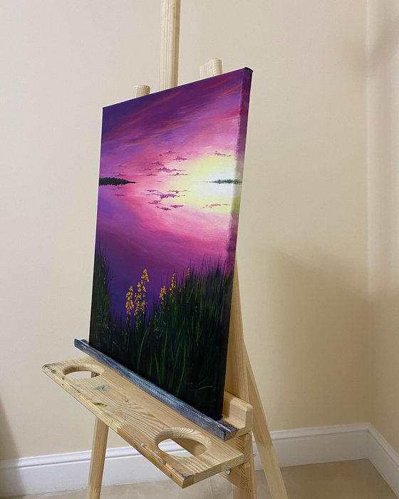 Enjoy the moment, 40 х 50 cm, oil on canvas