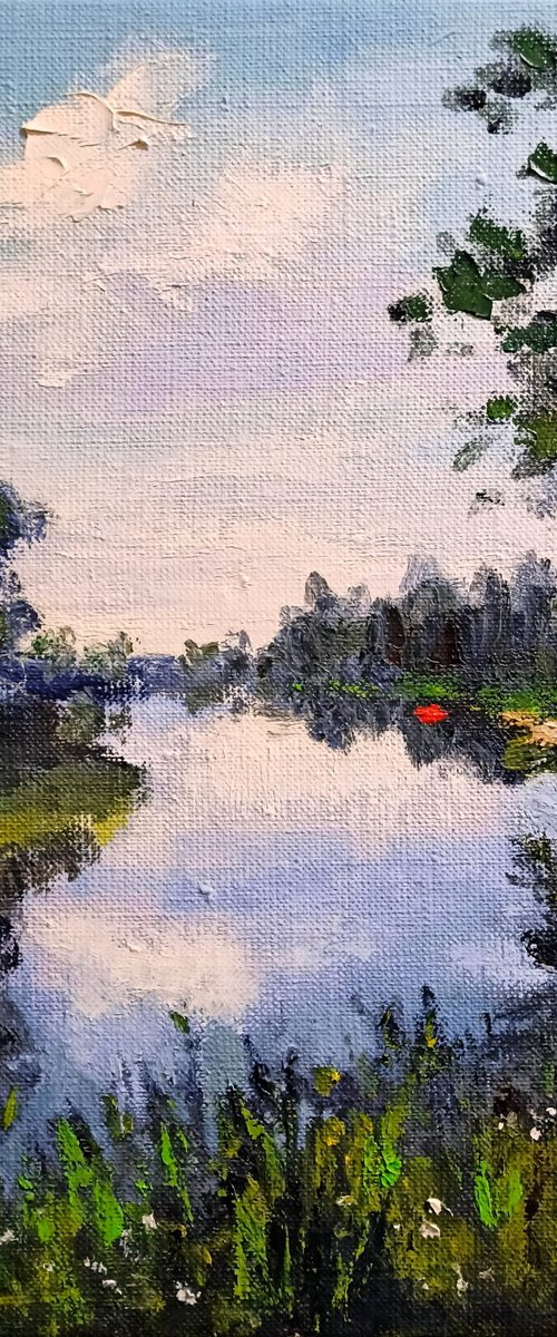 Bank of the Vorskla River by Oleh Rak
