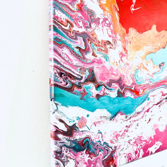 ABSTRACT #4 PINK F