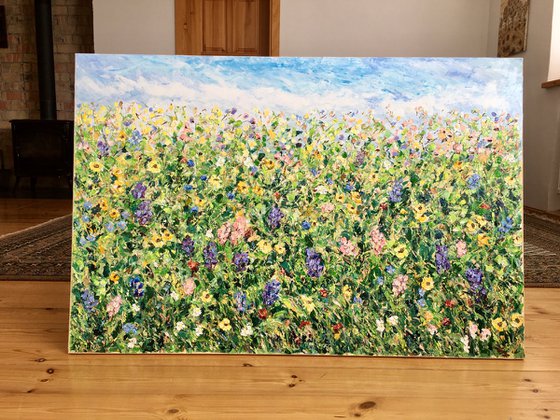 Field of lupines