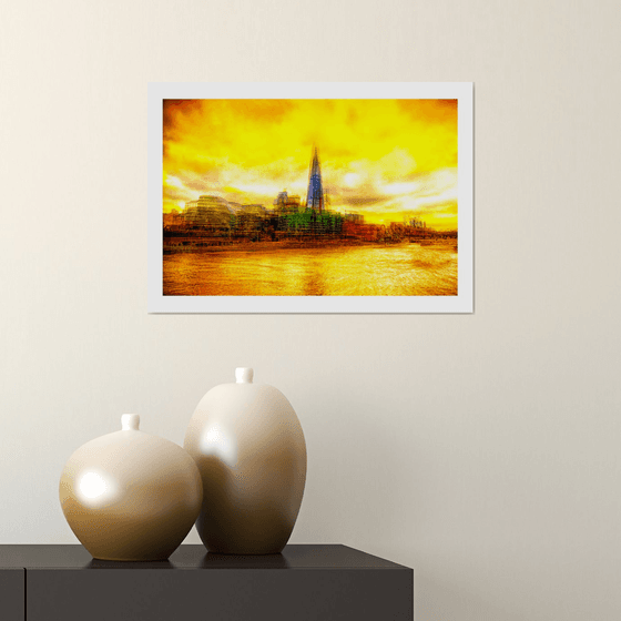 London Views 11. Abstract View of The Shard Limited Edition 1/50 15x10 inch Photographic Print