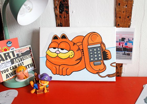 Garfield Phone Pop Art