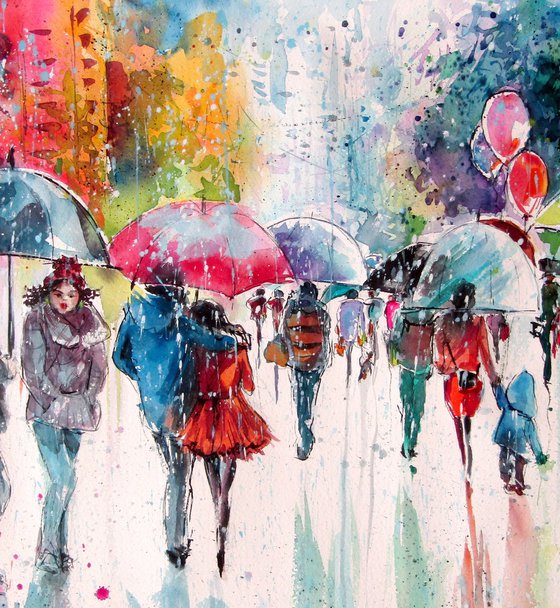 Umbrellas II