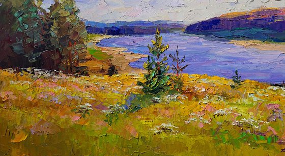 View of Fields by the River