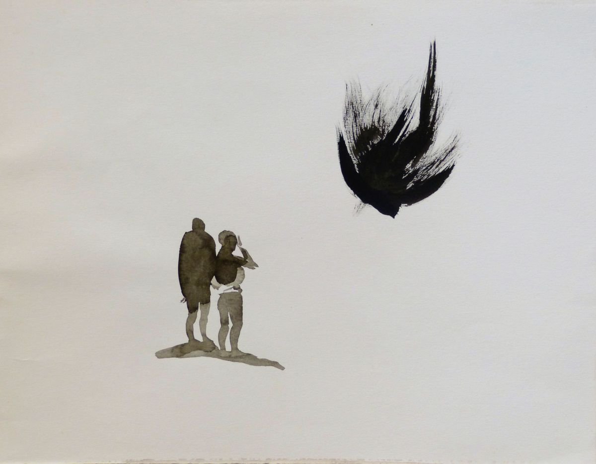 The big bird 2, 25x32 cm by Frederic Belaubre