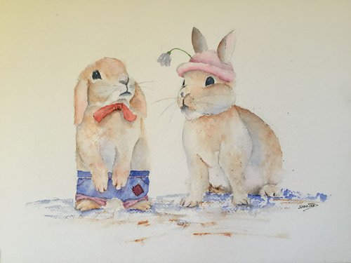 Naughty bunny by Sabrina’s Art