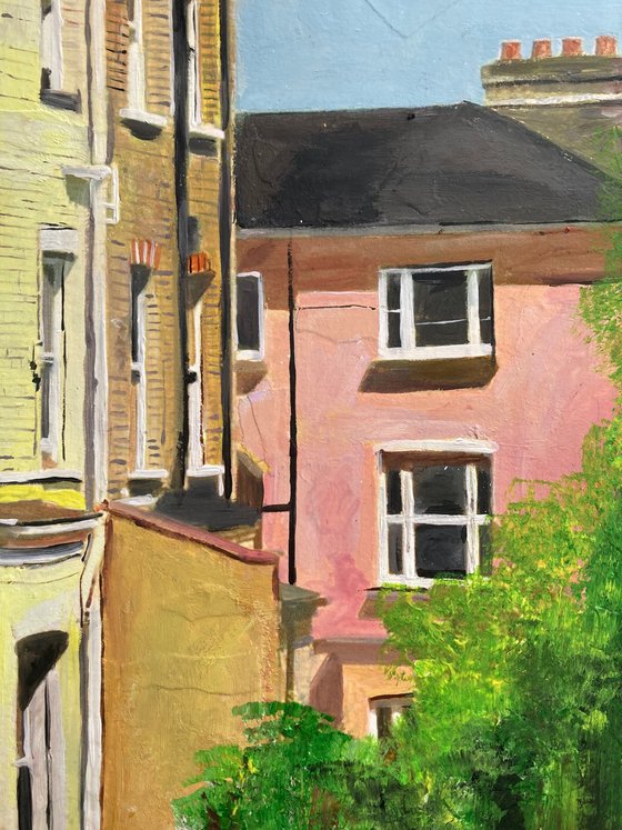 London Houses In Summer