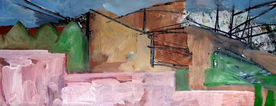 Gas Works; Pink Wall
