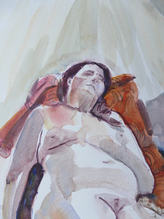 Reclining female nude