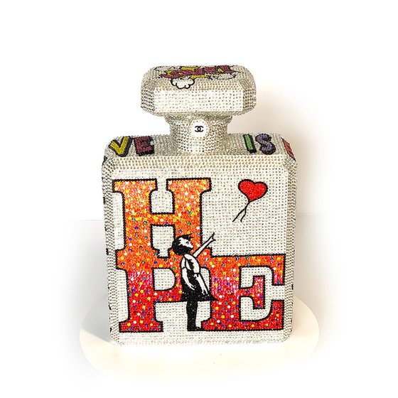 Hope Whaam - Swarovski Crystals Sculpture