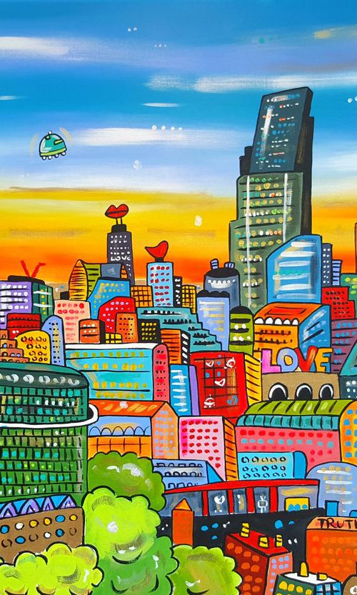 Funky Bright London by Maria Luisa  Azzini