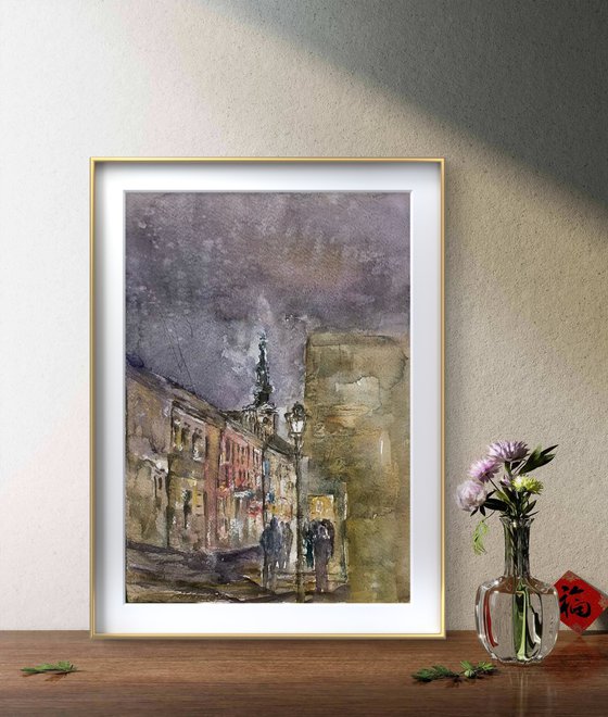 Silence under the starry blessing