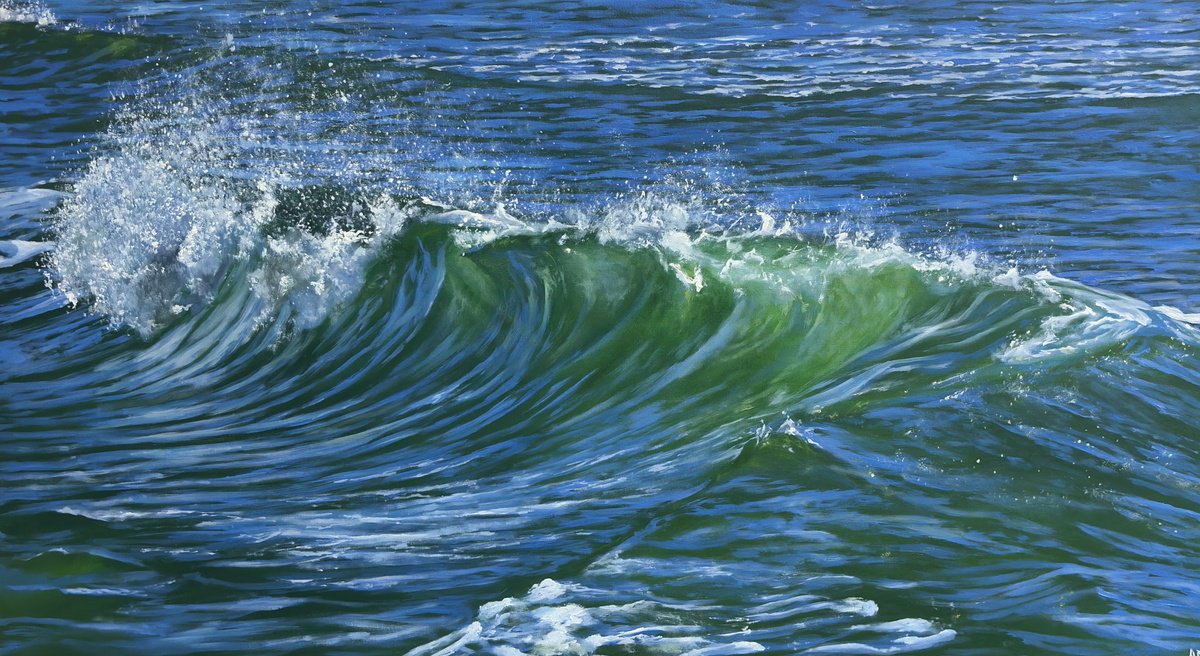 Photorealistic Oil Painting , - Meditation - ? By Alena Panchishin, 35 X 20, Artwork For Sale On Artfinder